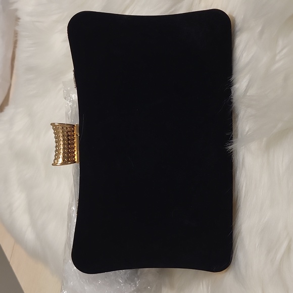 Velvet evening bag - Picture 4 of 7